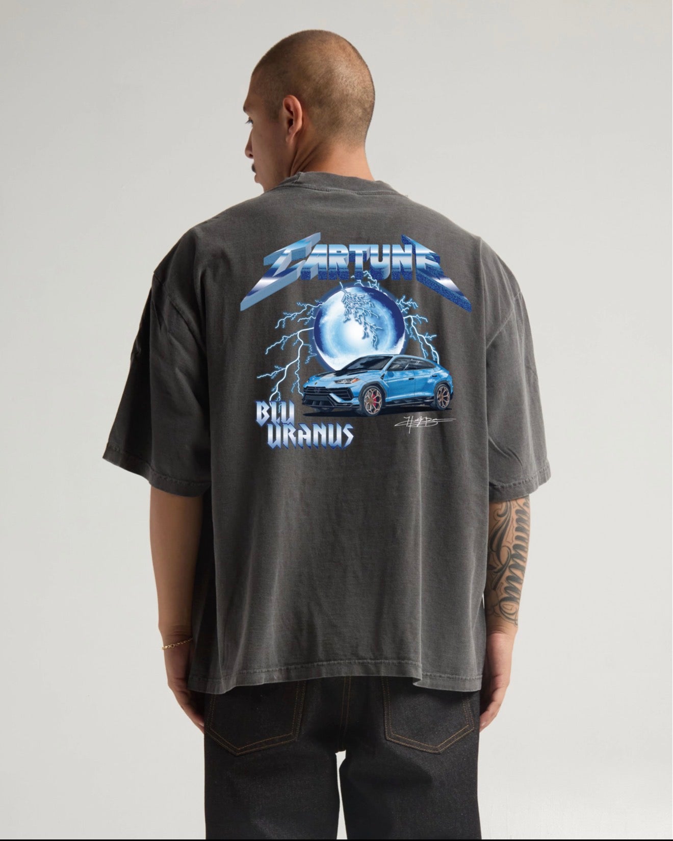 Blu Uranus Drop Tee