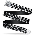 CARTUNE THREADS Checkered Seatbelt Belt