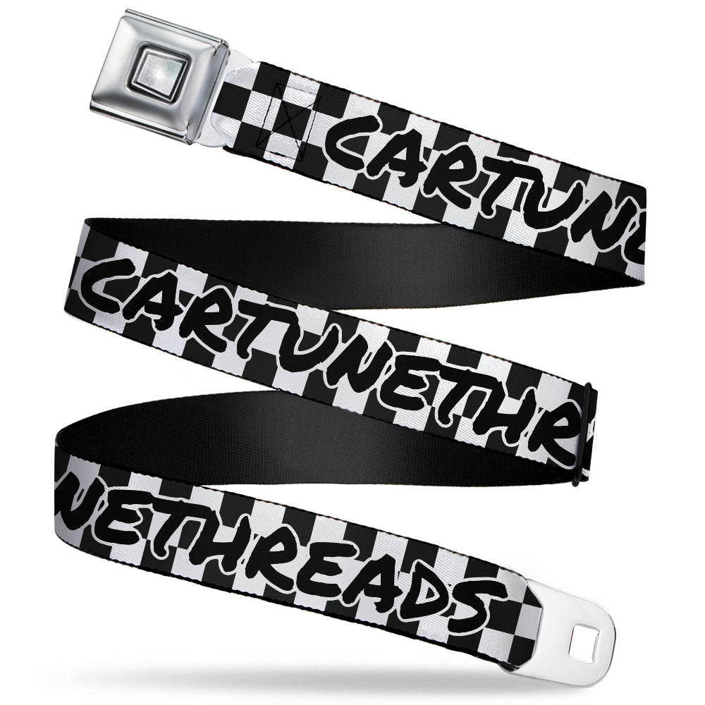 CARTUNE THREADS Checkered Seatbelt Belt